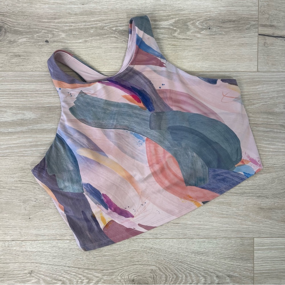 Athleta Vibrance Orchid Conscious Crop